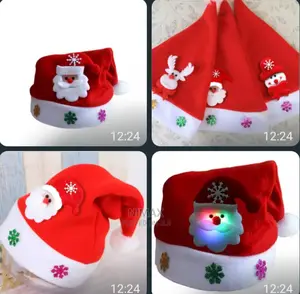 Christmas Hats With Blinking Lights