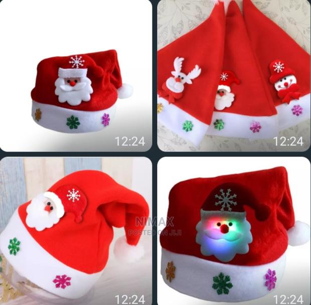 Christmas Hats With Blinking Lights - main view