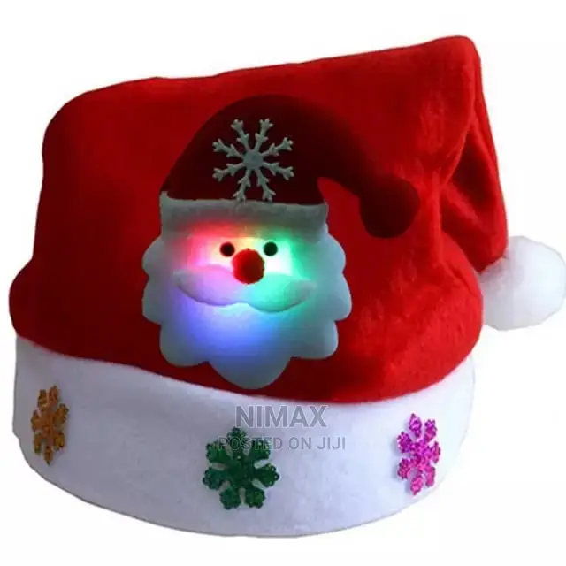 Christmas Hats With Blinking Lights