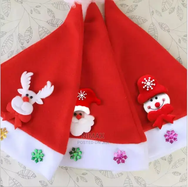 Christmas Hats With Blinking Lights