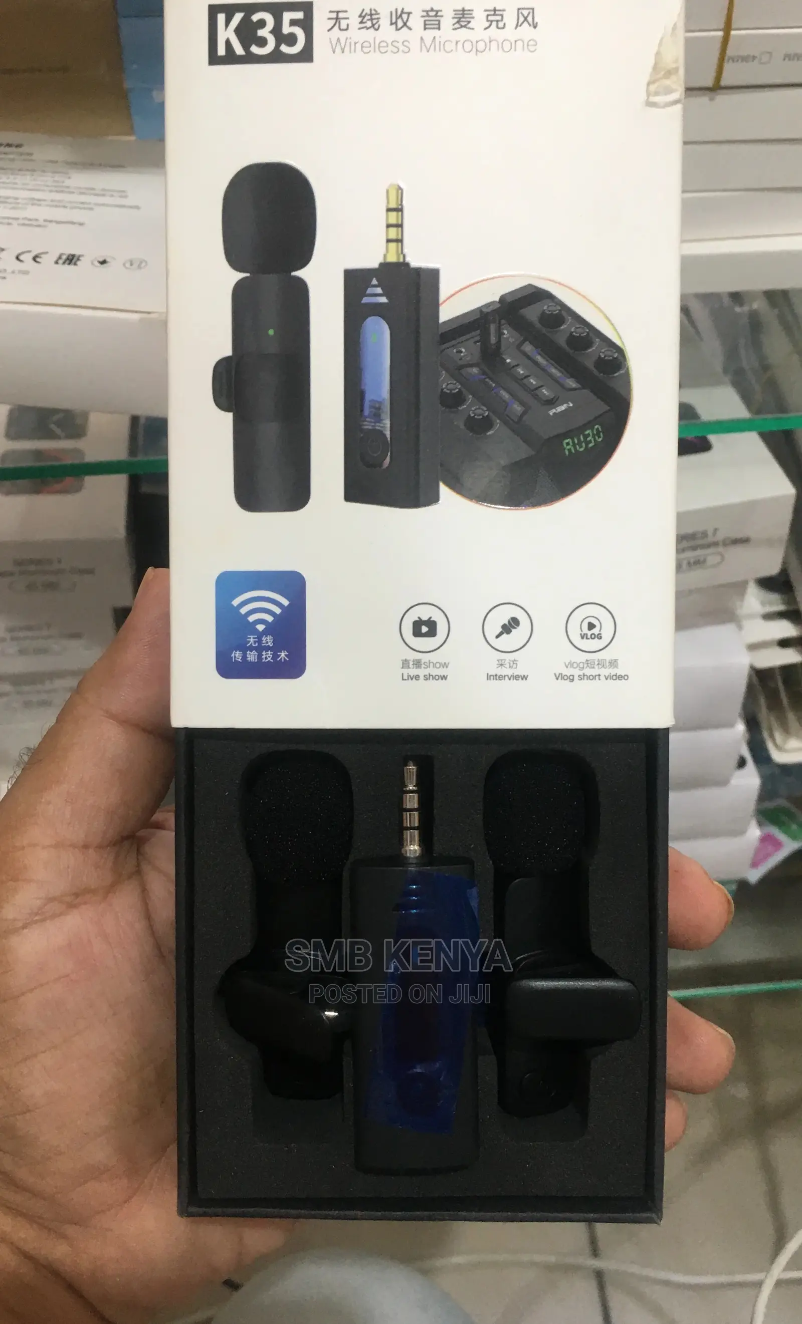 Camera and Smart Phones Wireless Microphones (Dual)