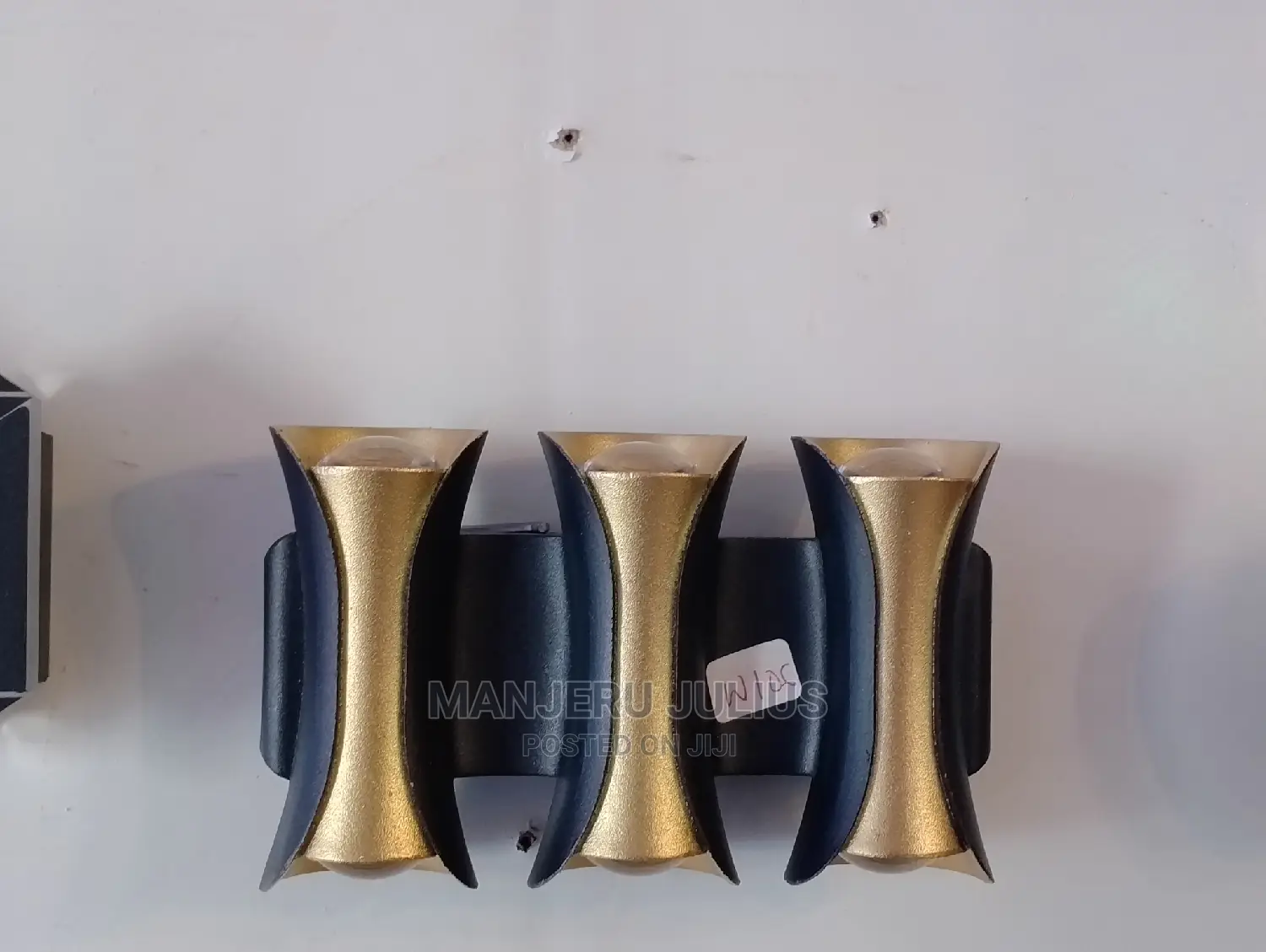 Triple Multicolored Wall Light