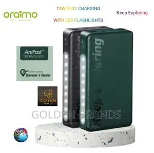 Oraimo 27000 Mah Power Bank, Last 1 Wk + 3level Bright Torch