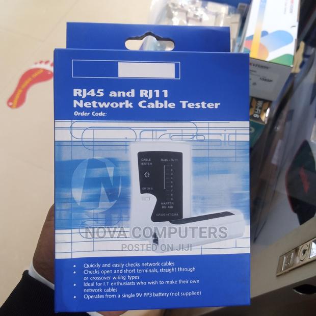 LAN Cable Tester - main view