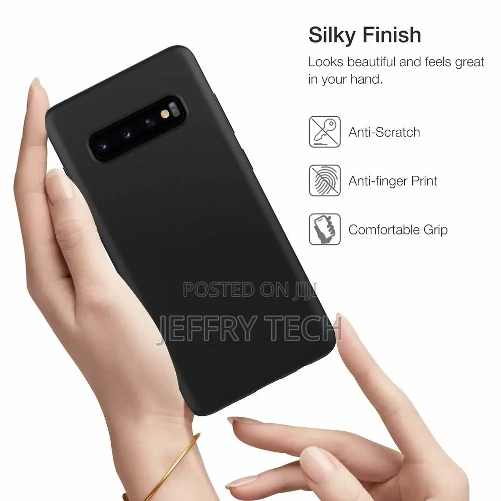 Shieldcase Samsung Galaxy S10 Silicone Case (Black)