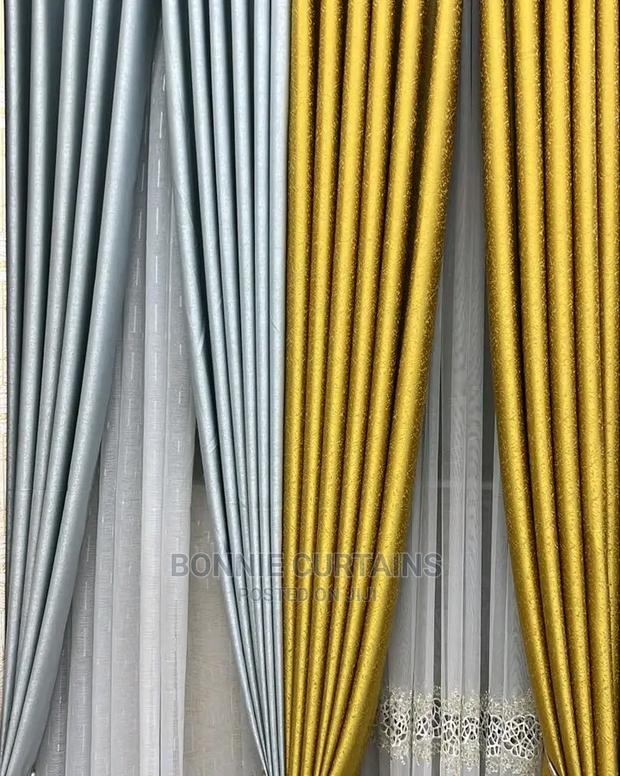 Curtains Tape Rods Rings Shears Curtains - thumbnail 2