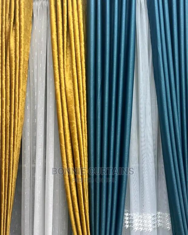 Curtains Tape Rods Rings Shears Curtains - thumbnail 4