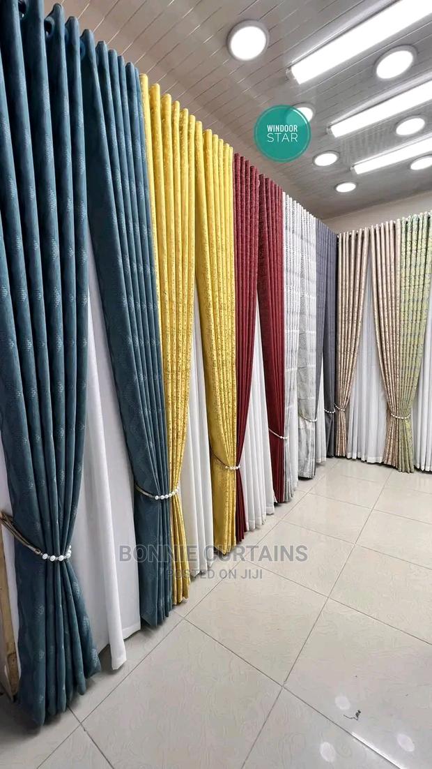 Curtains Tape Rods Rings Shears Curtains - thumbnail 6