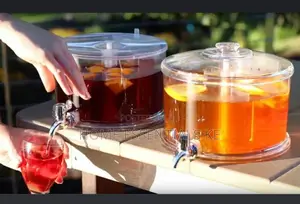 Acrylic Juice Dispenser,3layer Each Compartment Holds 3ltrs