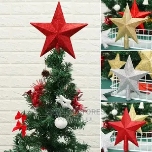 Big Red Star Christmas Decoration