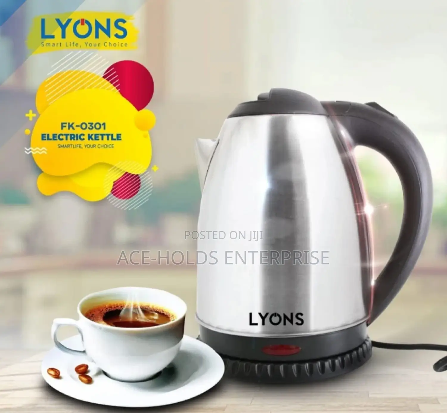 Ailyons Stainless Electric Kettle