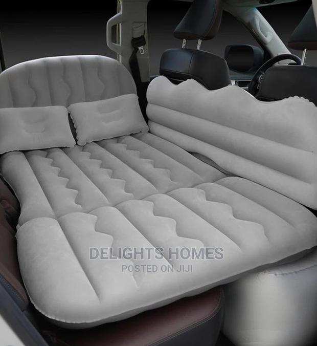 Inflatable Car Air Mattress With Electric Pump