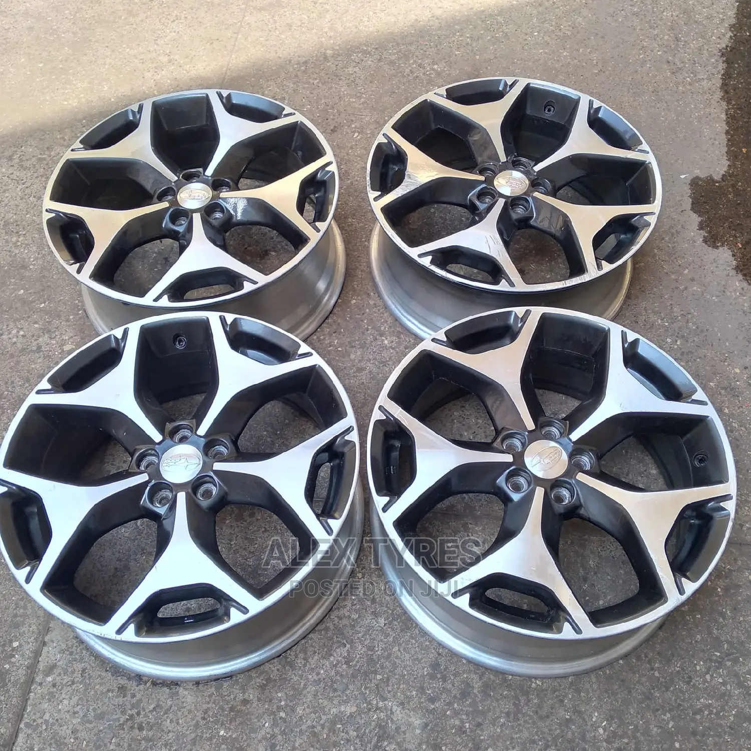 Size 18 Inches Subaru Alloy Rims Set