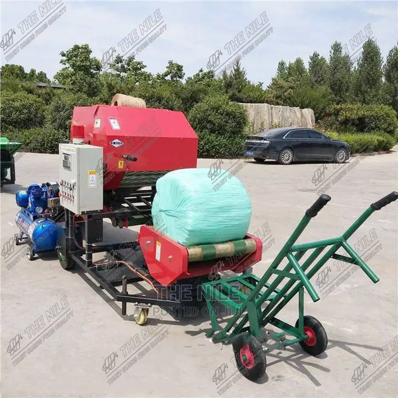 Dry and Wet Straw Baling Envelop Machine
