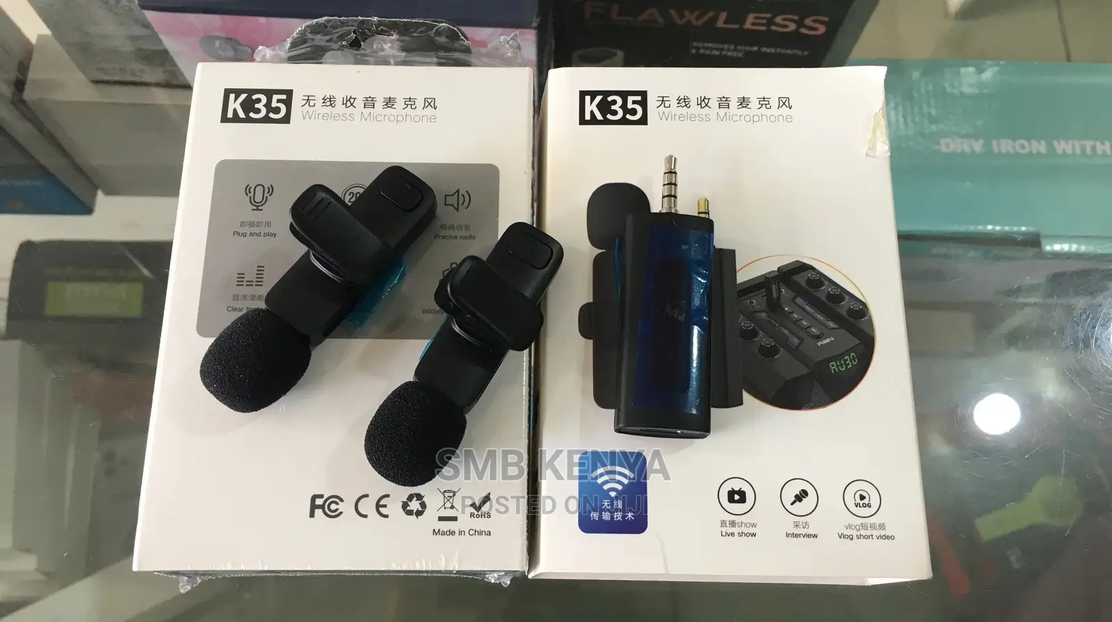 Wireless Lapel Microphone Dual Universal for Camera,Phone