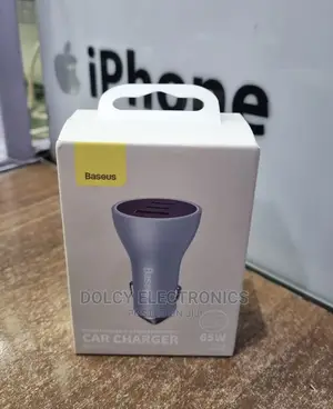 Baseus USB-A+USB-C Car Charger 65W