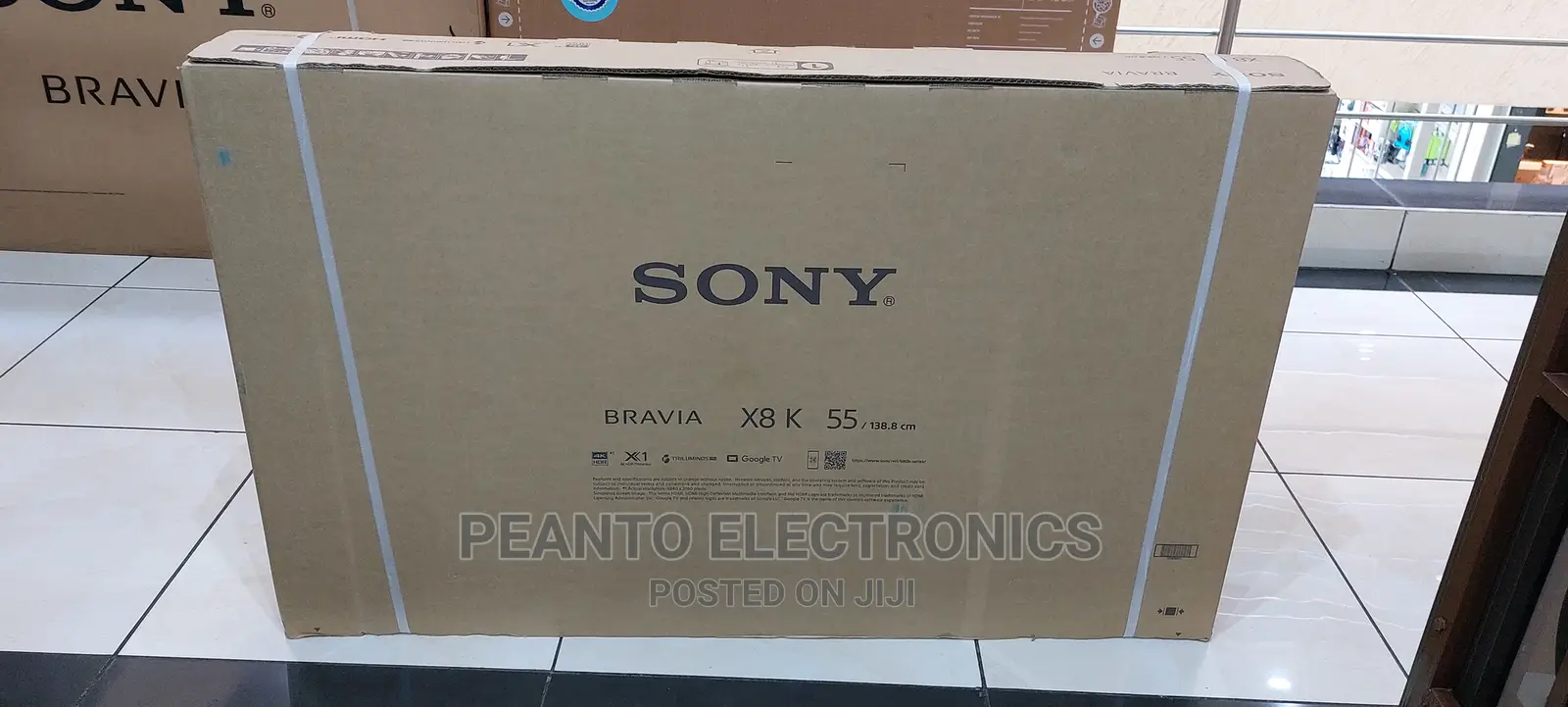 SONY 55" Class X80K HDR LED TV With Google TV