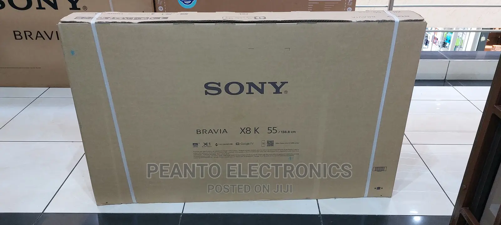 SONY 55" Class X80K HDR LED TV With Google TV
