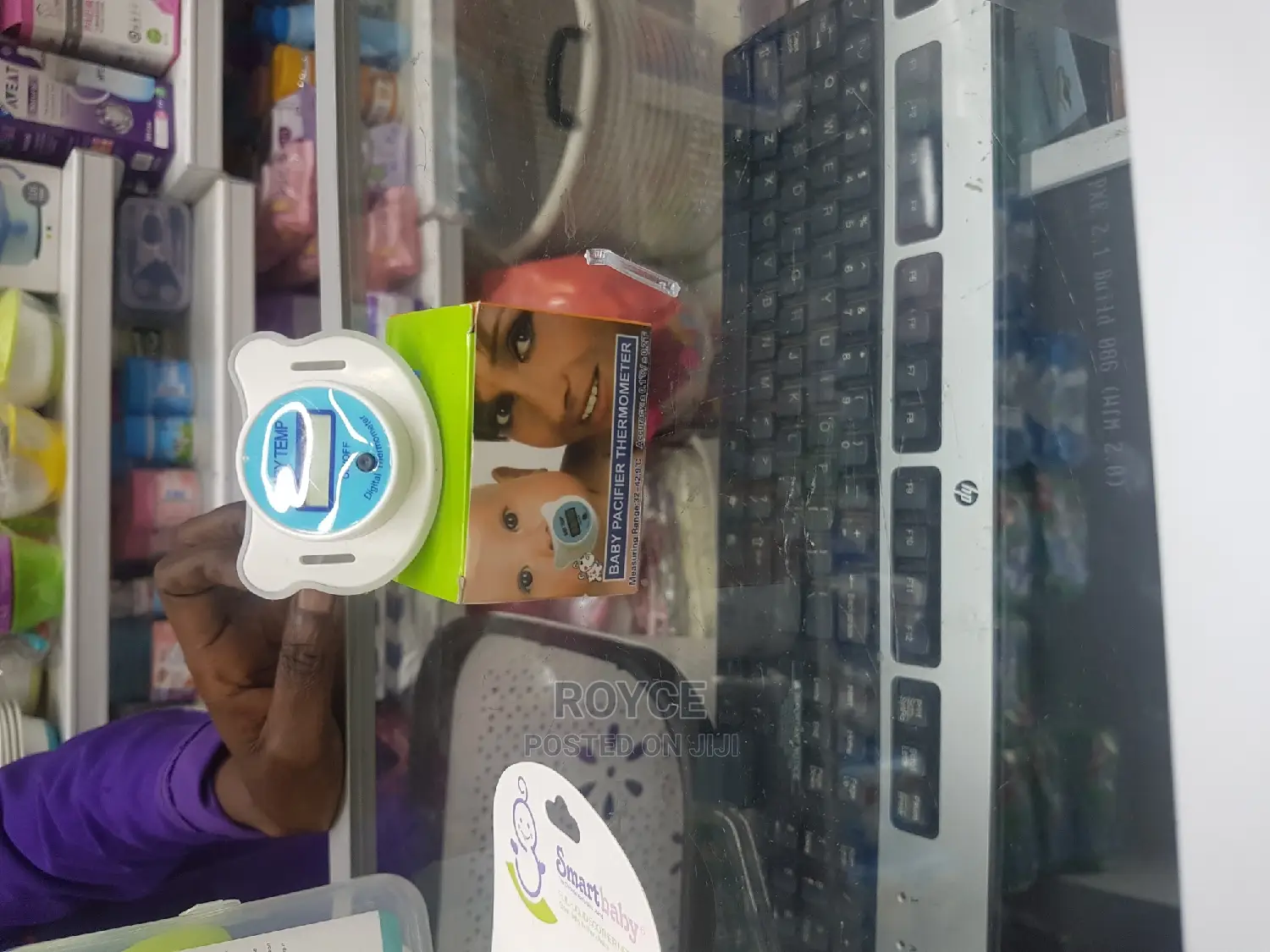 Baby Pacifier Thermometer