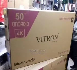 Vitron 50 Inches Smart Android 4K Tv 1.5gb Ram + 8gb Rom