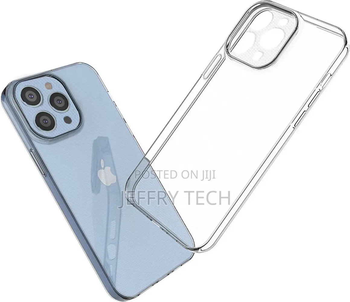 Transparent Silicone Case With Camera Protection iPhone 14