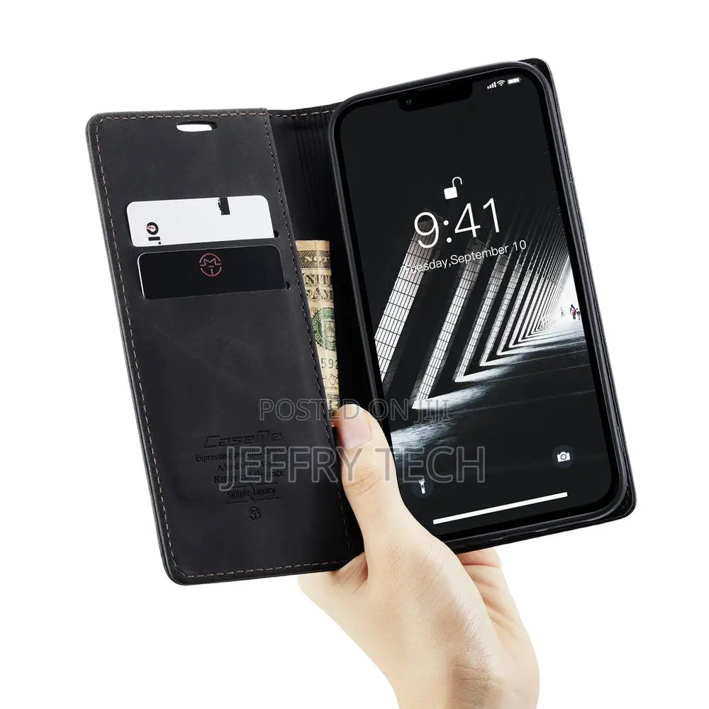 Caseme iPhone 14 Plus Flip Case (Black)