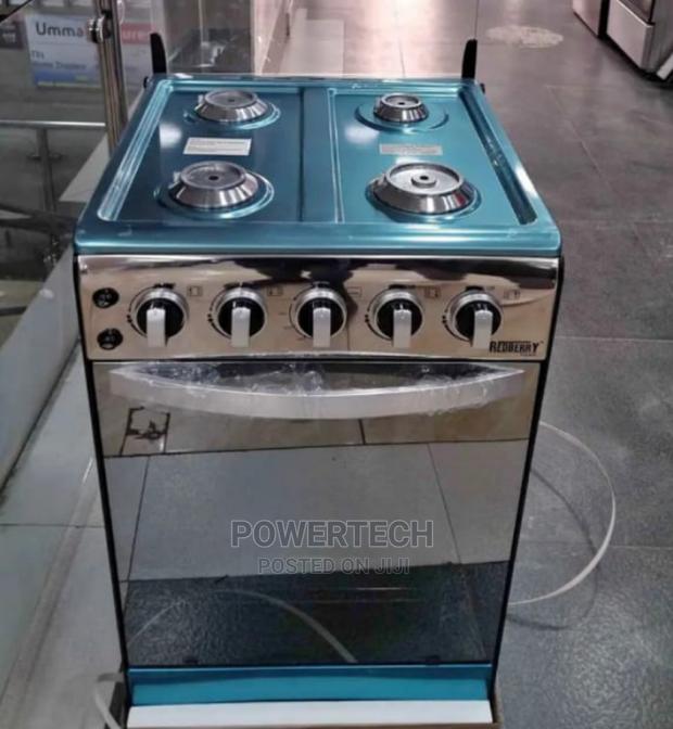 Four Gas Standing Cooker With Oven; - main view