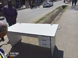 1.8 Mtrs White Office Desk