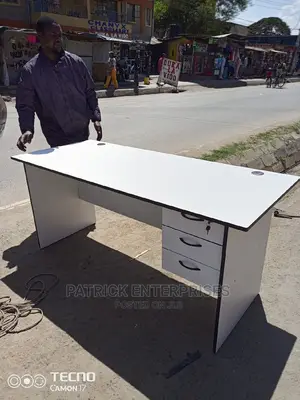 1.8 Mtrs White Office Desk
