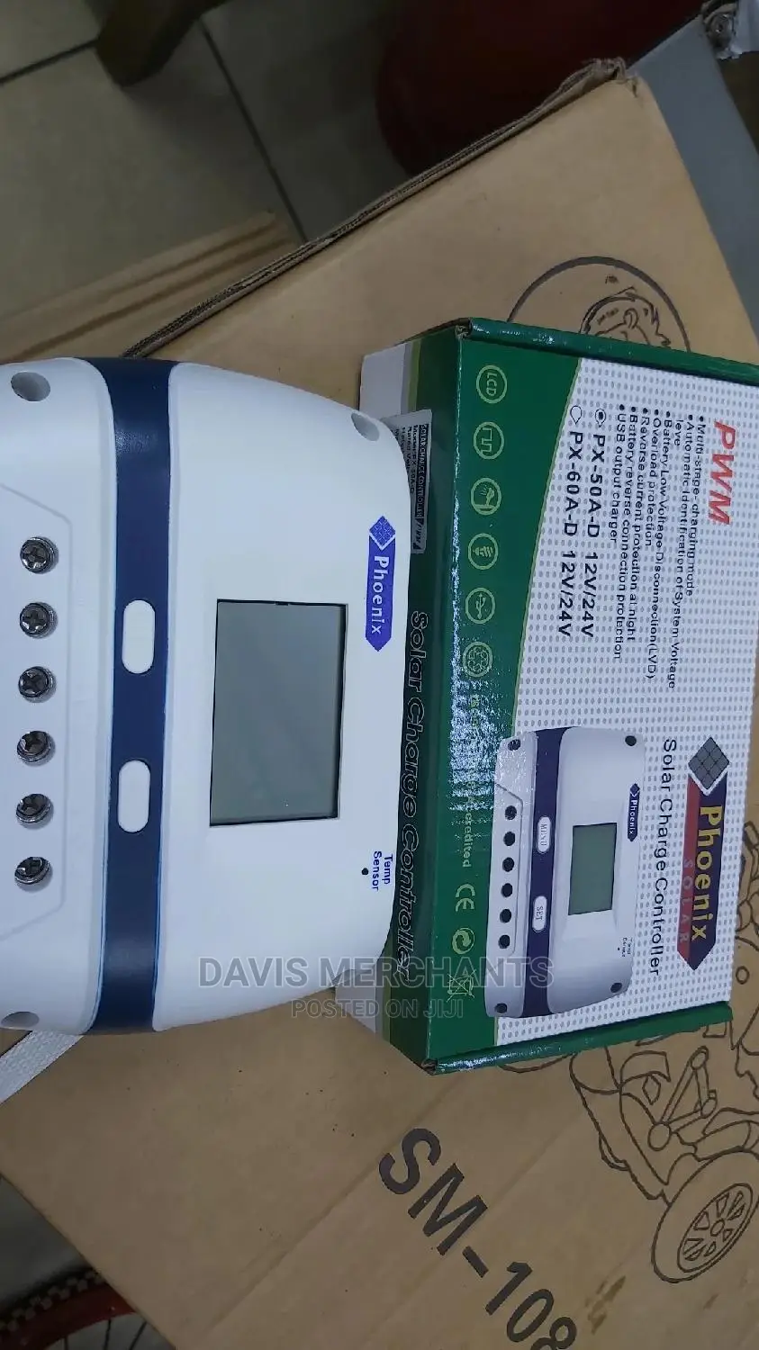 Charge Controller With 50 Amps Phonex Make