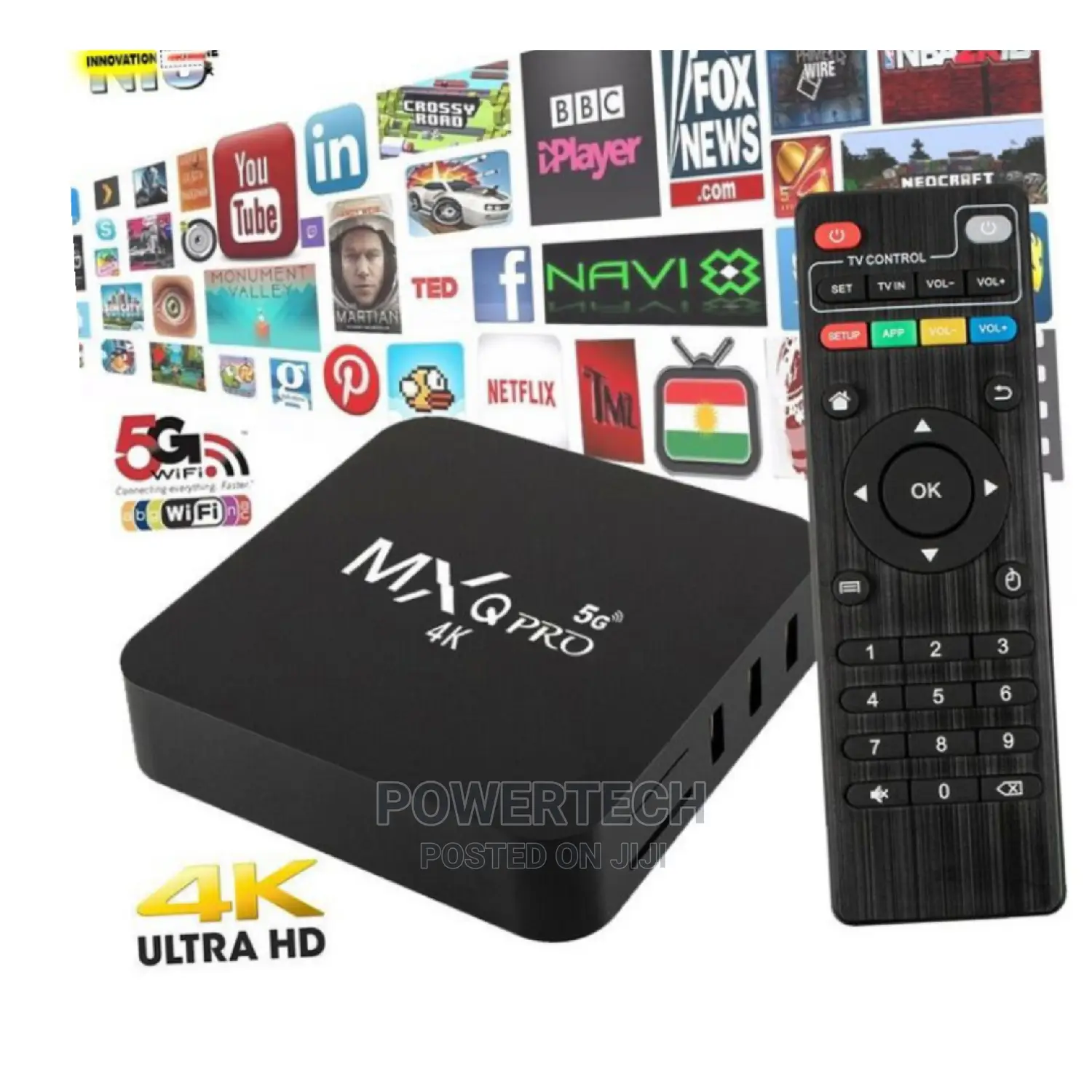 Mxq 5G Smart Internet TV Android 10.1 Box