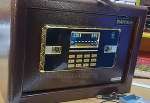 Safe With Double Key and Electronic Password