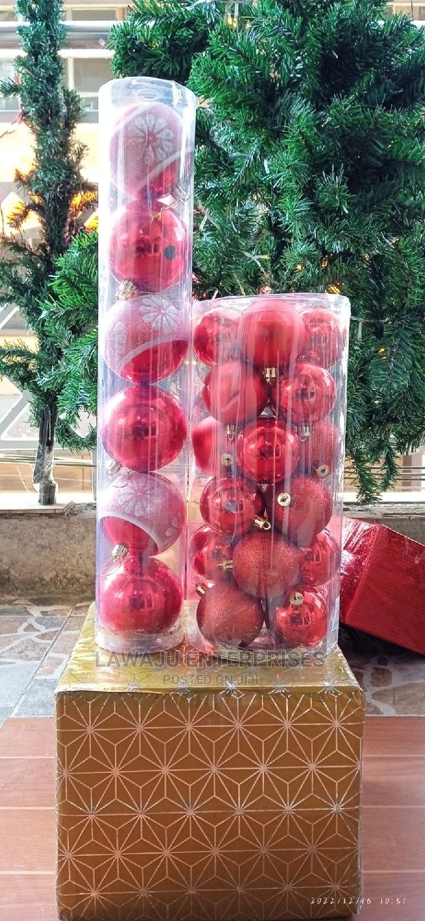 Stunning Red Balls Christmas Decor Sets - main view