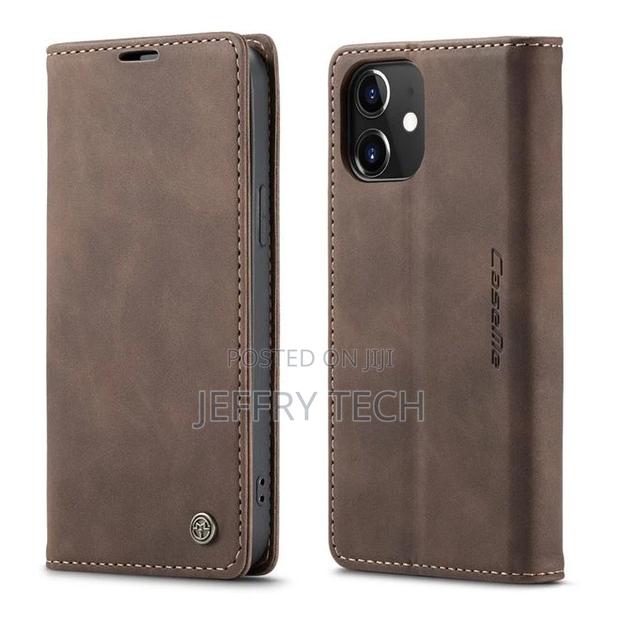 Caseme - iPhone 12 Mini Sleeve - Leather Flip Wallet Case - - thumbnail 2