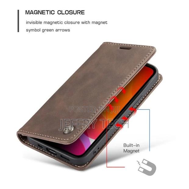 Caseme - iPhone 12 Mini Sleeve - Leather Flip Wallet Case - - thumbnail 3