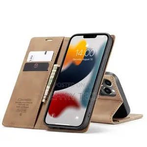 Compact Flip Quality Wallet Case Cover for iPhone 13 Pro Max