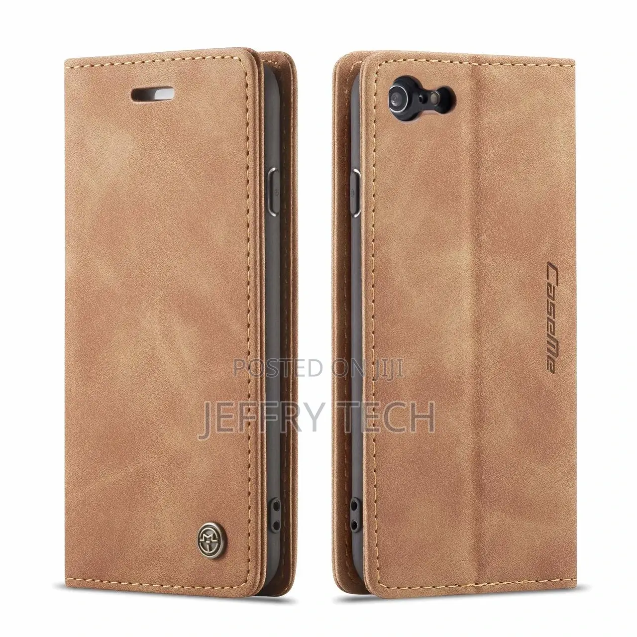 Brown iPhone 6 Plus / 7 Plus / 8 Plus Caseme Slim 2 Card Slo