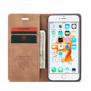 Brown iPhone 6 Plus / 7 Plus / 8 Plus Caseme Slim 2 Card Slo