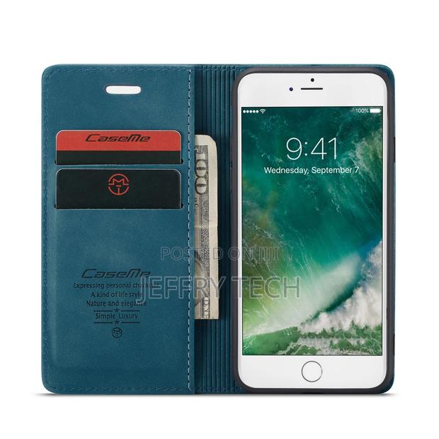Blue iPhone 6 Plus / 7 Plus / 8 Plus Caseme Compact Flip Wal - thumbnail 2