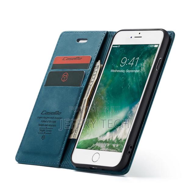 Blue iPhone 6 Plus / 7 Plus / 8 Plus Caseme Compact Flip Wal - thumbnail 3