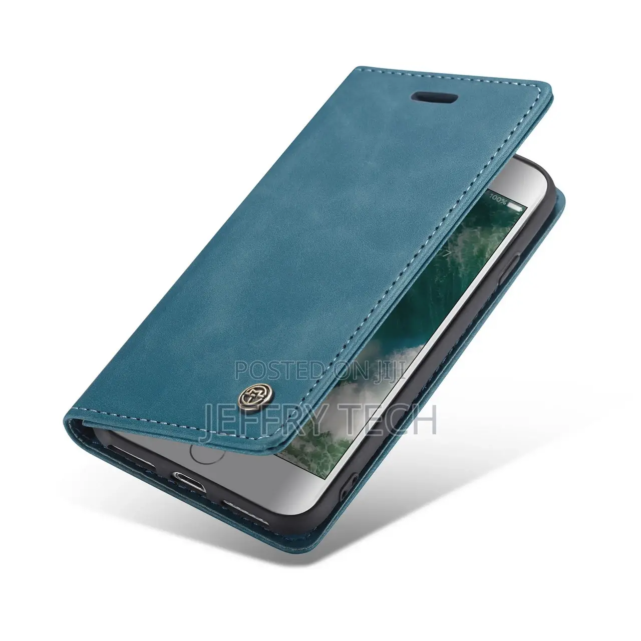 Blue iPhone 6 Plus / 7 Plus / 8 Plus Caseme Compact Flip Wal