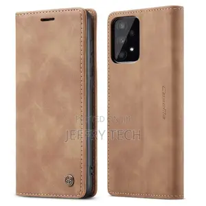 Brown Caseme Soft Quality Wallet Case for Galaxy A53 5G