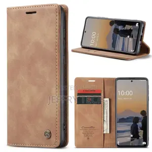 Brown Galaxy A33 5G Caseme Slim 2 Card Slot Classy Wallet Ca