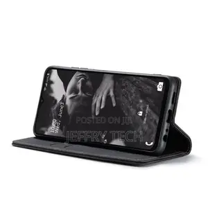 Black Galaxy A23 Caseme Compact Flip Wallet Case