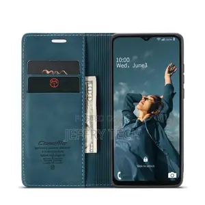 Blue Caseme Compact Flip Wallet Case for Galaxy A23