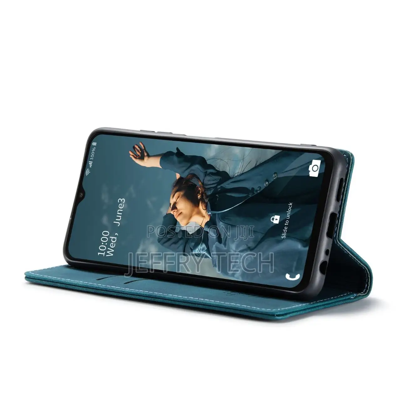 Blue Caseme Compact Flip Wallet Case for Galaxy A23
