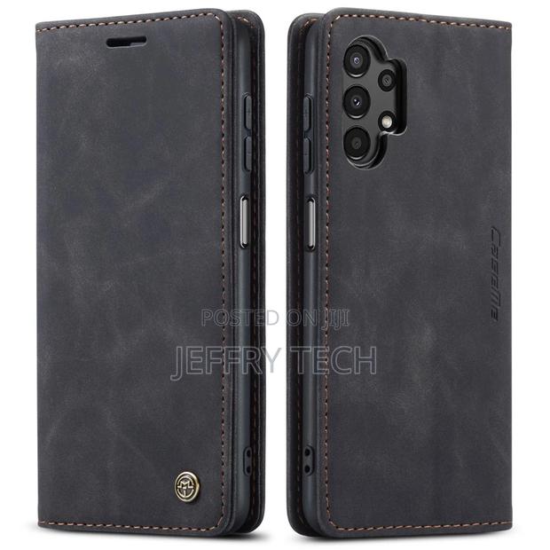 Black Galaxy A13 Caseme Compact Flip Wallet Case - thumbnail 5