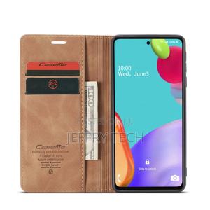 Brown Caseme Slim Magnetic Classy Wallet Case for Galaxy A52 - thumbnail 2