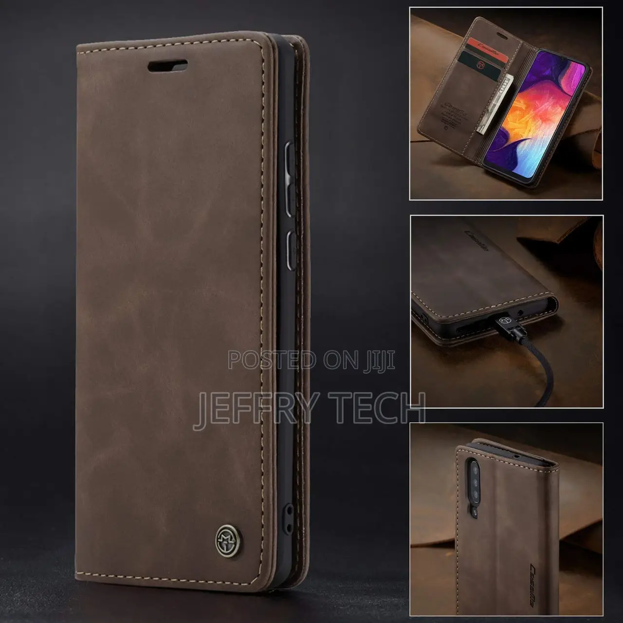 Cofee Caseme Compact Flip Wallet Case for Samsung Galaxy A70