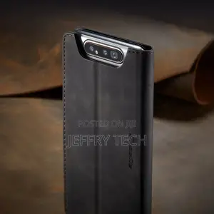 Caseme for Samsung Galaxy A80/A90 Case Leather Magnetic Wall